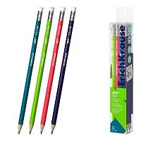 Карандаш ч/гр. пластик. с ласт. EK "JOY Reef" 63330 суперстир.,НВ