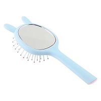Расчёска массажная КОКОС "Котик" 218432 голубая,16,5*9см