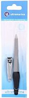Набор маникюрный "Ultramarine" 2предм. (пилка металл.кусачки) 537-006