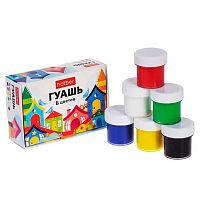 Гуашь  6цв. 10мл. ХАТ "Домики" 087651 к/к
