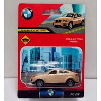 Игрушка инерц. Технопарк "Машина BMW X6" металл.,7.5см 2306C0667-R4