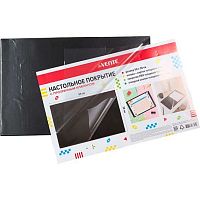 Покрытие настольное deVENTE 59*38см "Чёрный" 4101400 картон,2мм,ПВХ,180мкм,с откид.прозр.клап.