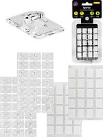 Набор самоклеящихся крючков д/гирлянд Миленд СКЧ-3218 (40шт.) прозр.,1,3*1,9см