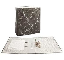 Регистратор 80мм Expert Complete "Classic" EC103840 мрамор, метал.уг.