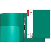 Папка с пруж. скоросшивателем deVENTE А4 "Daily" 3111700 зелёная непрозр.внут.карман,700мкм 