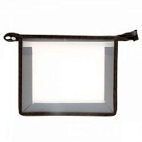 Папка д/тетрадей А5 ПЧЕЛКА ПМ-А5-00 "Чёрная б/цв" молния,пластик