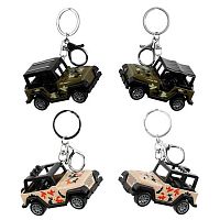 Брелок КОКОС "Джип" 8см 251266 металл.,пластик.,асс.