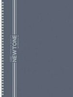 Тетрадь 80л. (линейка) А4 ХАТ спираль Premium "Newtone Pastel Серый агат" 05060 софт-тач,перф.