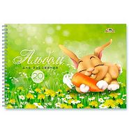 Альбом для рис.20л. АППЛИКА спираль "Любимое лакомство.Дорисуй по точечкам" С7017-08 блёст.