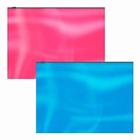 Папка на молнии А4 EK "Glossy Bubble Gum" 55174 Zip,непрозр.,асс.,арома,пластик,180мкм