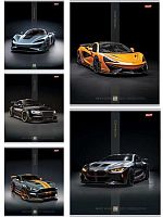 Тетрадь 48л. (клетка) Проф-Пресс Profit "Авто на чёрном" 48-5722 цв.мел.обл.