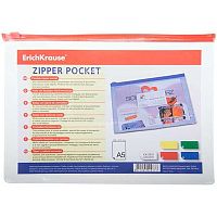 Папка на молнии А5 EK "Pocket" 2937 прозр.,140мкм