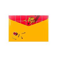 Папка-конверт на кнопке А4 EK "Cheat Meal" 65215 пластик,180мкм,асс.