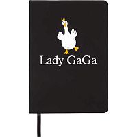 Записная книжка А5  80л. deVENTE "Lady GaGa" 2251562 тв.обл.,кож.зам.,бел.бум.,клетка