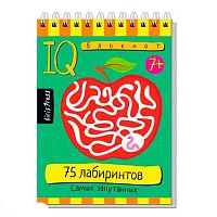 Книжка с заданиями АЙРИС Умный блокнот "75 лабиринтов. Самых запутанных" 29535 (7+)