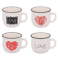 Кружка керам. 200мл КОКОС "Любовь" 231666 асс.