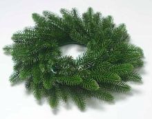 Новогодний венок большой зелёный ФРФ 173.114