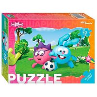 Пазл-макси контурный   30 Степ Пазл "Смешарики" 64006