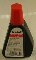 Штемп.краска Trodat 7011 красная 28мл на водно-глицерин.основе