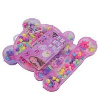 Набор д/изготовления браслетов Микрос "Мишка" ч52657 розовый,95г