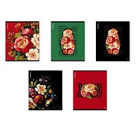 Тетрадь 48л. (клетка) EK "Folk Motives" 64858 твин-лак,асс.