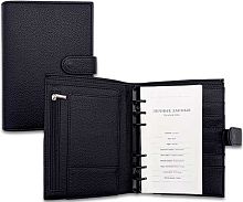 Ежедневник н/д А5 156л. INTELLIGENT Jooydoo кож.зам. QD-19645 на кольцах,кнопка