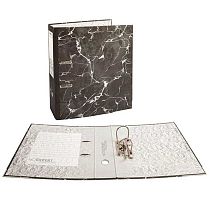 Регистратор 75мм Expert Complete "Classic Lite" EC101825 мрамор, метал.уг.,разб.