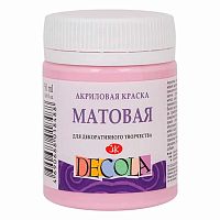 Краска акриловая  50мл ЗХК "Декола" сакура матовая 14328370
