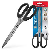 Ножницы 21см EK Top Model 14856 нерж.сталь,чёрн.ручки