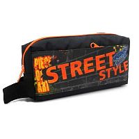 Пенал-косметичка ПЧЕЛКА 200*90*40 К-11 "Street Style" печать на кармане,с ручкой