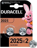 Батарейка Duracell CR2025/2BL 5017540