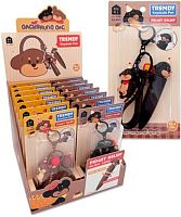 Ручка детск. авт. гелевая INTELLIGENT KUKI "Dog" DO-479 чёрная,0,4мм,с брелком,поворотн.мех.,асс.