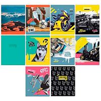 Тетрадь 48л. (клетка) BG "Mix-10. Мальчики" 10405 асс.