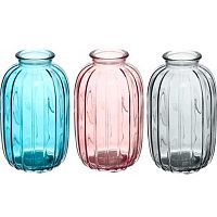 Ваза "Блум" 390-913 стекл.,7*12см