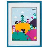 Фоторамка пластик 30*40см Акварель лазурный,ширина багета-14мм