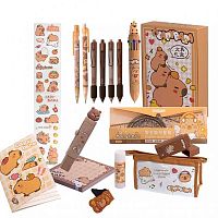 Набор д/школьника ALINGAR "Capybara AL12800 (26предм.) к/к