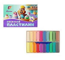 Пластилин 20цв.,300гр. ЛУЧ "Фантазия" 35С 2292-08 восковой,пастельный