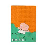 Тетрадь 40л. (клетка) BV "Муравьи и девочка" 7-40-001/47 мел.карт.,мат.лам.софт-тач,беж.бум.