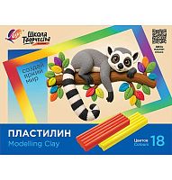 Пластилин 18цв.,360гр. ЛУЧ "Школа творчества" 36С 2435-08 стек