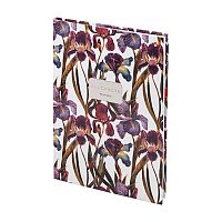 Бизнес-блокнот А4  80л. АЛЬТ тв.обл. "Ирисы" 3-80-060/20 клетка,глянц.лам.