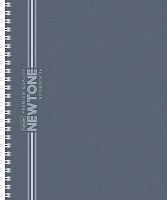 Тетрадь 96л. (клетка) ХАТ спираль Premium "Newtone Pastel Серый агат" 05060 софт-тач