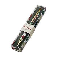 Ручка подар. авт. шар. BV "Flora. Пионы" 20-0263/19 синяя,0,7мм,металл.,подар.уп.