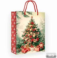 Пакет подар. (МS) "Новогодняя ёлка" 5.0001467 мат.лам.,18*13,5см