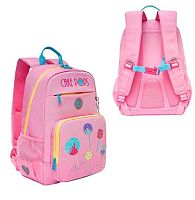 Рюкзак школьный Гризли RG-464-2 розовый