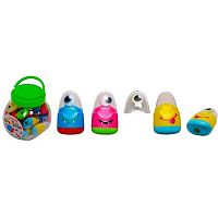 Точилка с контейнером 1отв. с ласт. deVENTE "Monsters" 8031100 пластик,асс.