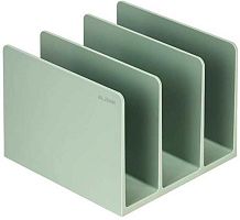 Подставка-ограничитель для книг DELI "Nusign" NS006GREEN (2013969) зелёная 162x162x122мм