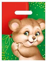 Пакет полиэт. 22*29см "Медвежонок с шариком" 56,017,00 