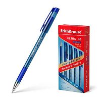 Ручка масл. шар. EK Ultra-30 Stick&Grip Origin 55392 синяя,0,7мм,тонир.,рез.грип,технол.суперскольж.