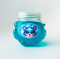 Лизун Слайм "Стекло" бирюзовый 240гр 00-00512582