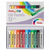 Пастель масляная 12цв. Pentel PHN4-12/PHN-12U